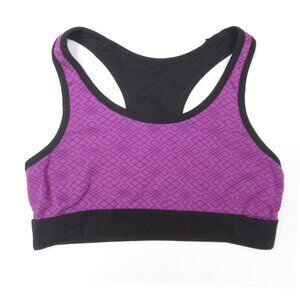 Cariloha Racerback Sports Bra Purple M